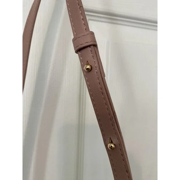 Samara‎ Medium Shoulder Bag Peony Blush Pink Crossbody Vegan - Picture 8 of 10